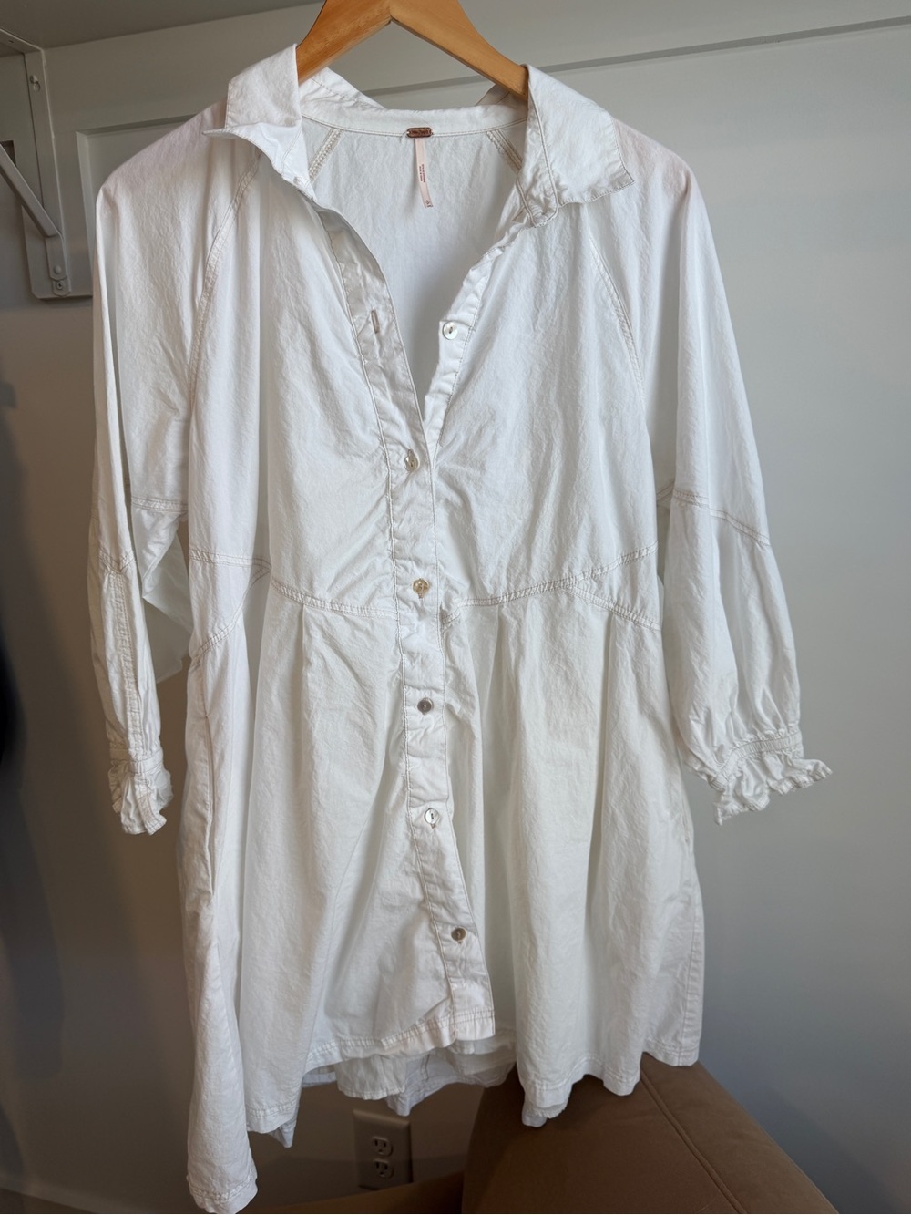 Free People Button-Front Women's Tunic Top